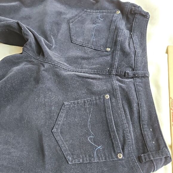 St. John’s Bay Petite Pants Womens 12P NAVY Corduroy Stretch Boot Cut Classic - Picture 5 of 8